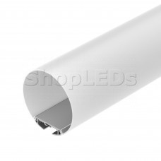 Профиль с экраном SL-ROUND-D120-2500 ANOD+OPAL